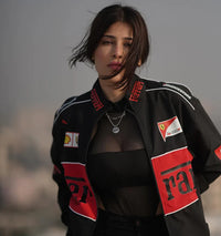 Black Ferrari Jacket | Ultra-Limited | DotGirls® F1 Edition