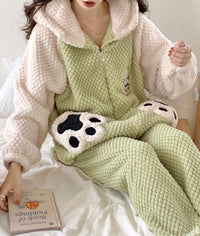 Embroidered Lounge Set