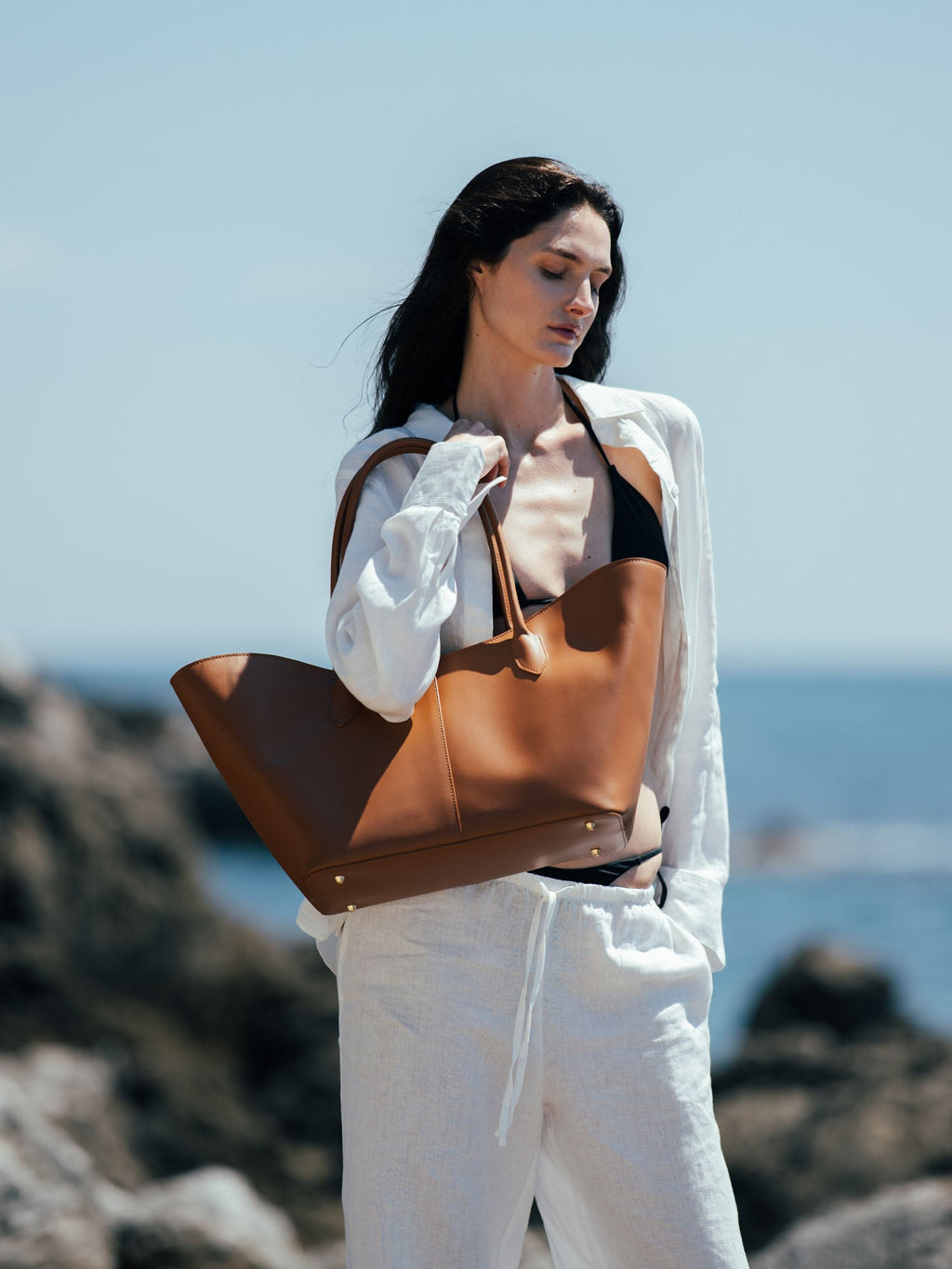 Pelle Calfskin Camel