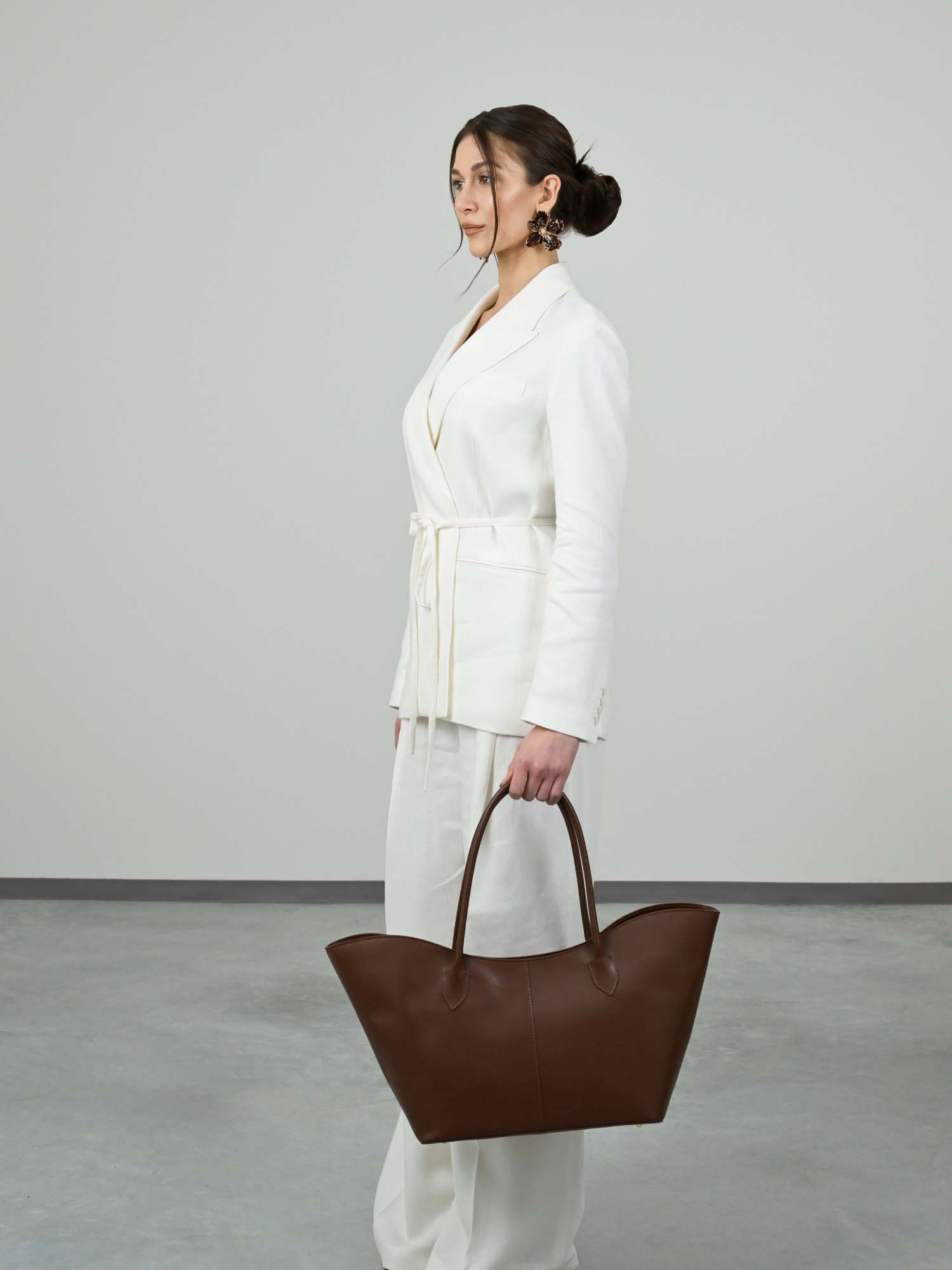 Pelle Saffiano Cognac