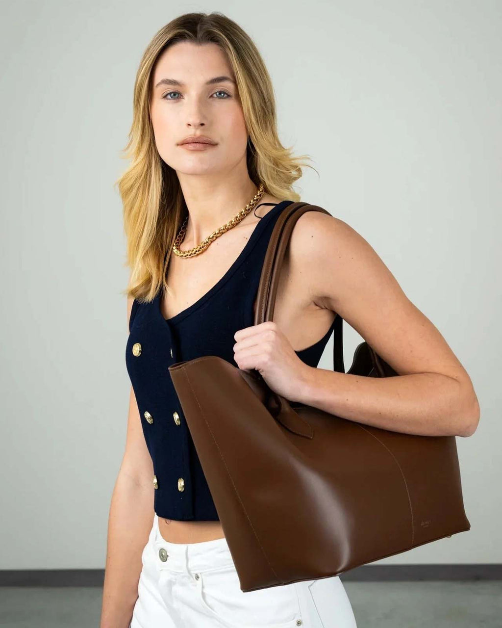 Pelle Calfskin Cognac