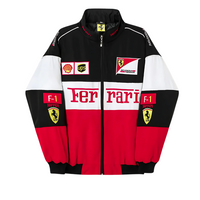 Tri-Color Ferrari Jacket | Ultra-Limited | DotGirls® F1 Edition