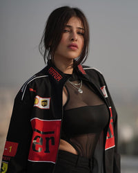 Black Ferrari Jacket | Ultra-Limited | DotGirls® F1 Edition