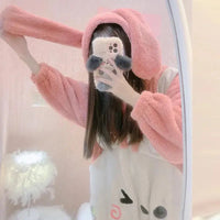 Fluffy Bunny Cozy Winter Onesie