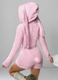 Pajama jumpsuit with ears