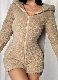 Pajama jumpsuit with ears