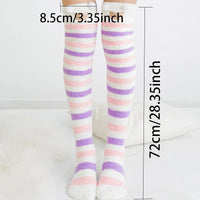 Kawaii Animal Knee-High Fluffy Socks